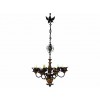 Giltwood 6-Arm Chandelier