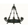 Wrought Iron 6-Light Chandelier