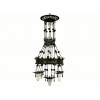 Elaborately Wrought Iron Chandelier