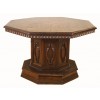 Carved Walnut Center Table