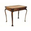 Unusual, Walnut and Veneered One-Drawer Center Table 