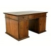 Walnut Double Pedestal Desk