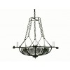 Wrought Iron Pentagonal Chandelier
