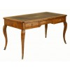 Bureau Plat of Rosewood Veneer with Leather Top