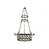 Massive Wrought Iron 15-Light Chandelier