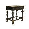 Diminutive Ebonized Side Table