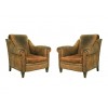 Pair of Leather Armchairs