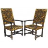 Matched Pair of Walnut Fauteuils