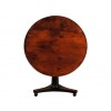 Walnut and Ebonized Tilt Top Table