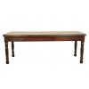 Oak and Inset Marble Top Pastry Table