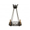 Substantial Wrought Iron Chandelier