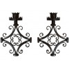 Pair of Wrought Iron 1-Light Sconces