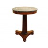 Mahogany and Marble Top Table