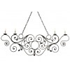 Wrought Iron 4-Light Chandelier