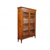 Elegant 2-Door Walnut Libreria