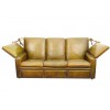 Leather Upholstered Adjustable Sofa