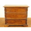 3-Drawer Walnut Commode