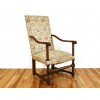 Walnut Turned and Carved Armchair