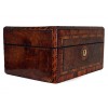 Burl Walnut and Mixed Woods Inlaid Box