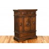 Walnut Cabinet with Applied Circular Medallions 