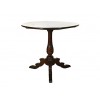 Walnut Round Table on Tripartite Base