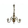 Bronze 3-Light Chandelier, Formerly Gaslight