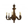 Carved Giltwood 6-Light Chandelier