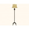 Wrought Iron and Gilt Metal Floorlamp