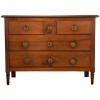 Light Walnut 4-Drawer Commode