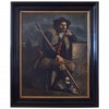 Oil on Canvas, A Resting Shepherd on the Walls of Rome