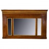 Walnut and Giltwood Mirror