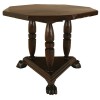 Walnut Octagonal Center Table