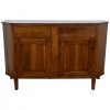 Walnut Scantonata Credenza, Two over Two