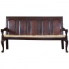 Oak Paneled Back Bench