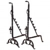 Pair of Tall Wrought Iron Andirons