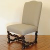 Low  Walnut Side Chair
