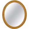 Oval Carved Giltwood Mirror 