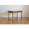 Light Walnut Veneered 1-Drawer Writing Table