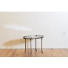 Silvered Brass Plateau on Stand