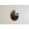 Brass Framed Oval Mirror