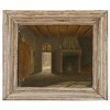 Oil on Canvas, Interior of an Early 18th C. Provincial House 