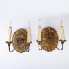 Pair of Giltwood 2-Light Sconces