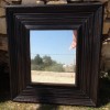Ebonized Carved Mirror