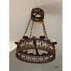Wrought Iron 8-Light Chandelier