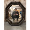 Tole and Brass Octagonal Mirror