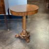 Oval 1-Drawer Pedestal Table