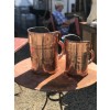 Set of 2 Copper Handled Buckets